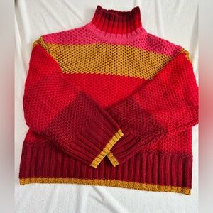 Farm Rio Colorful Striped Women's Sweater